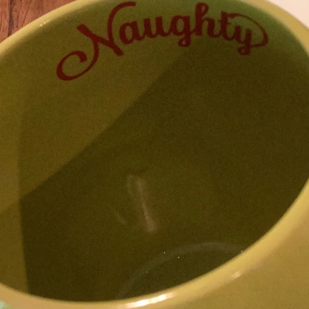 Grinch Naughty/Nice Christmas mug